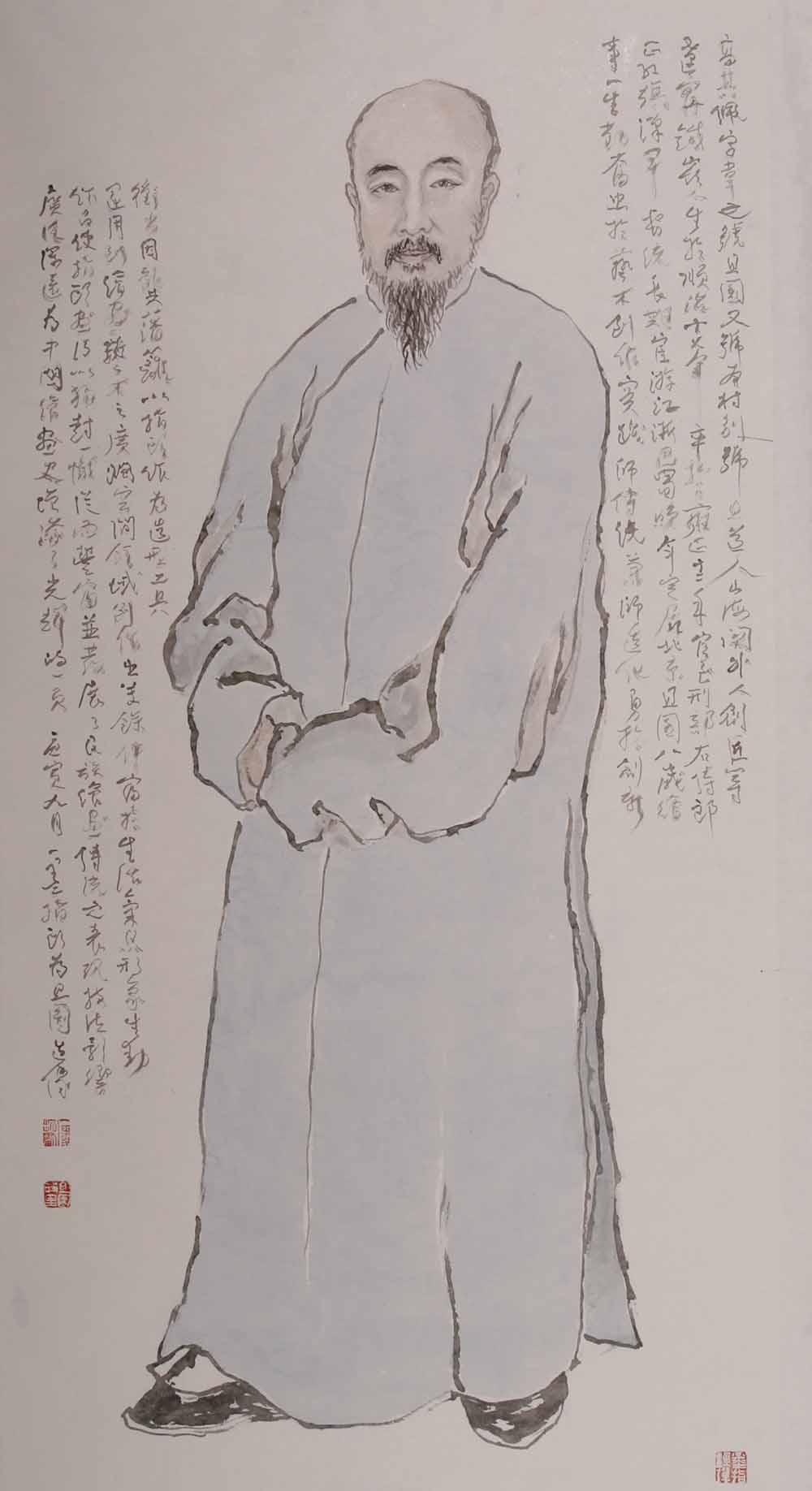 杨一墨指画《高其佩》.JPG