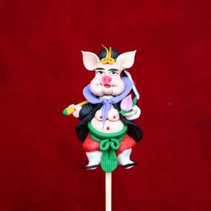 张斌 猪八戒 民间美术...