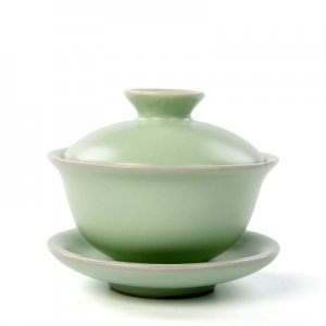 汝窑盖碗茶杯冰裂泡茶...