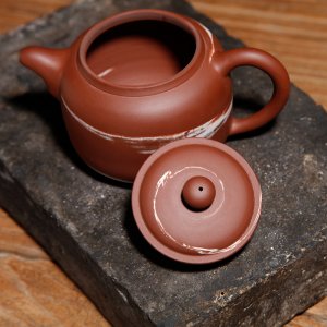 安陶全手工绞泥仿古壶